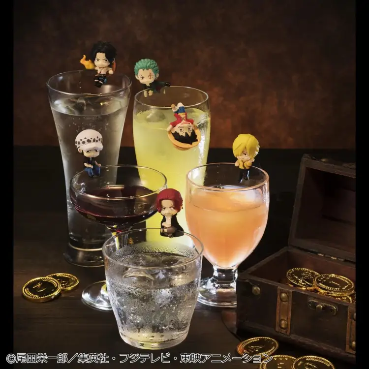 Megahouse - ONE PIECE - Ochatomo Pirate Party - Display Figure 5cm (8pcs)