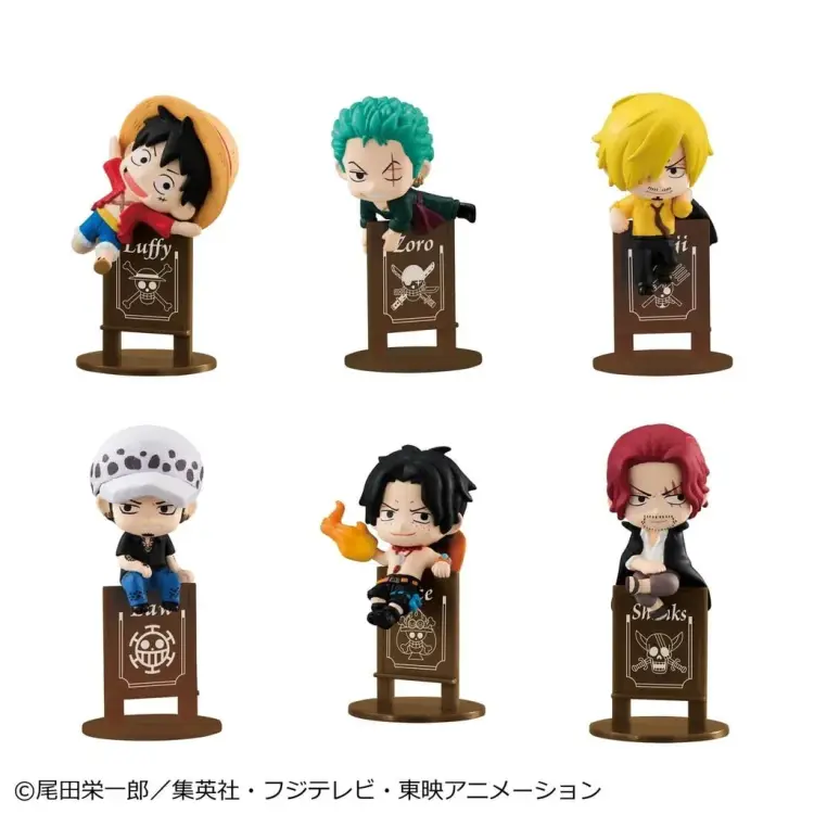 Megahouse - ONE PIECE - Ochatomo Pirate Party - Display Figure 5cm (8pcs)