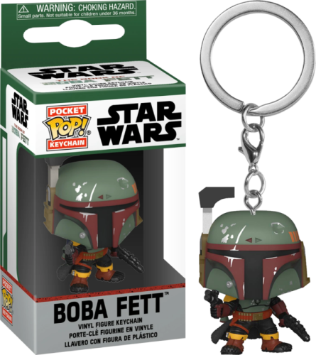 Funko - STAR WARS - Pocket Pop Keychains - Book of Boba Fett - Boba Fett