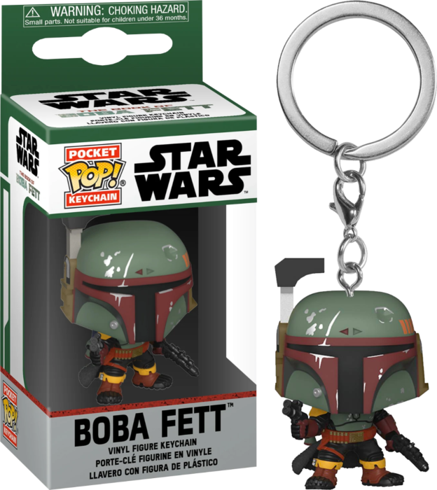 Funko - STAR WARS - Pocket Pop Keychains - Book of Boba Fett - Boba Fett