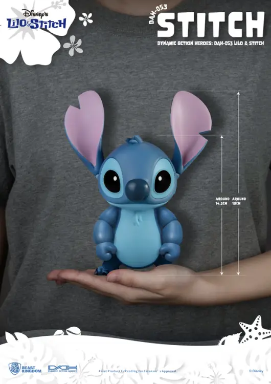 LILO & STITCH - Stitch - Dynamiczny bohater akcji 18 cm