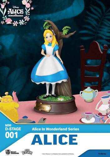 DISNEY - Alicja - Mini statuetka dioramy 10 cm