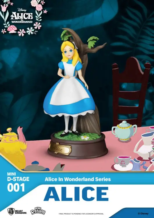 DISNEY - Alicja - Mini statuetka dioramy 10 cm