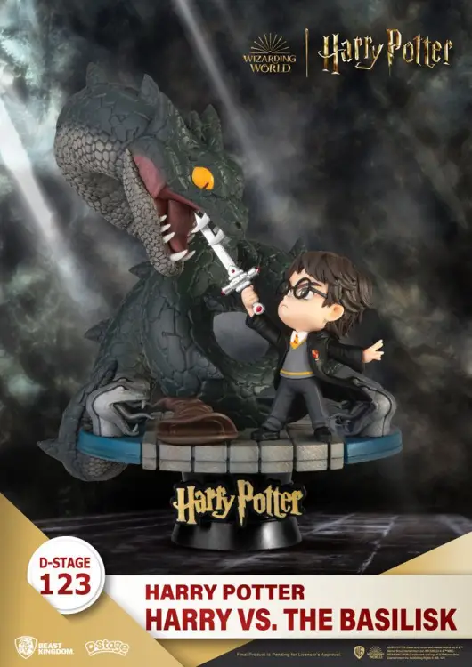 HARRY POTTER - VS the Basilisk - Statua D-Stage Diorama PVC 16cm