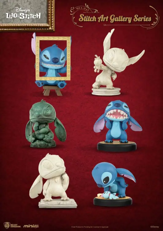 DISNEY - Stitch "Art Gallery" - Figurka Mini Egg Attack 8cm asortyment x6