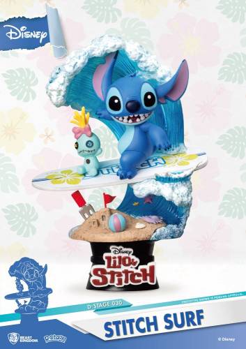 DISNEY - Stitch Surf - Diorama D-Stage Summer Series 15 cm