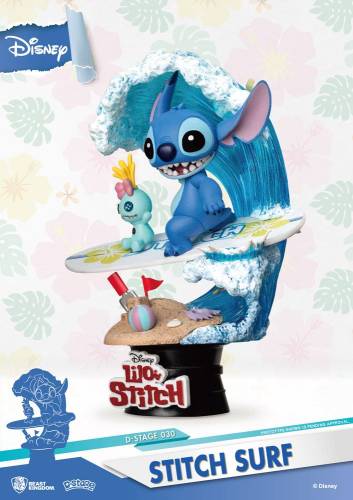 DISNEY - Stitch Surf - Diorama D-Stage Summer Series 15 cm