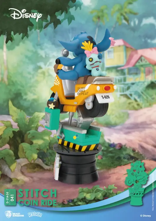 LILO & STITCH - Stitch Coin Ride - Diorama D-Stage 15,5 cm