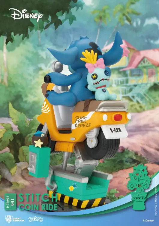 LILO & STITCH - Stitch Coin Ride - Diorama D-Stage 15,5 cm