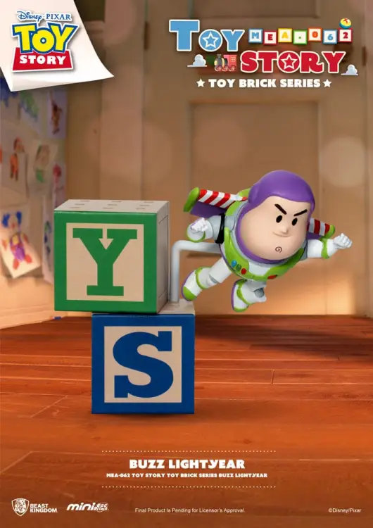 TOY STORY - Seria Toy Brick - Zestaw 8 mini figurek atakujących jajka 7 cm