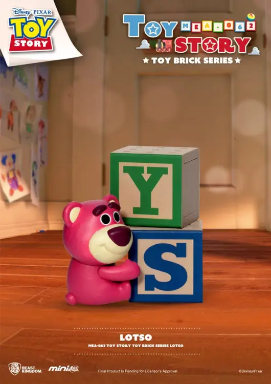 TOY STORY - Seria Toy Brick - Zestaw 8 mini figurek atakujących jajka 7 cm