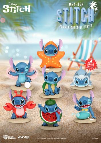 LILO & STITCH - Stitch Summer dress up - zestaw 6 figurek 9cm
