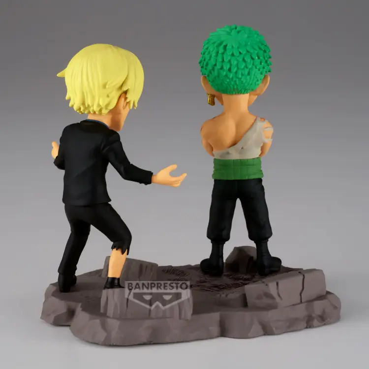 ONE PIECE - Roronoa Zoro & Sanji - Figurka WCF Log Stories 8cm