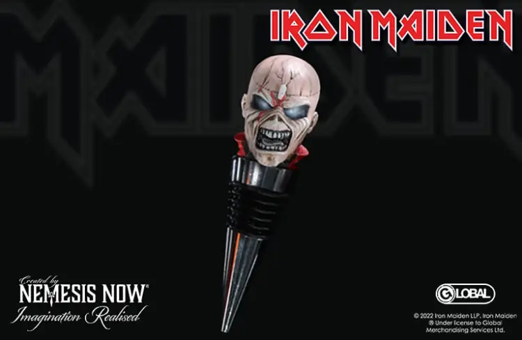IRON MAIDEN - The Trooper - Zatyczka do butelki 10cm