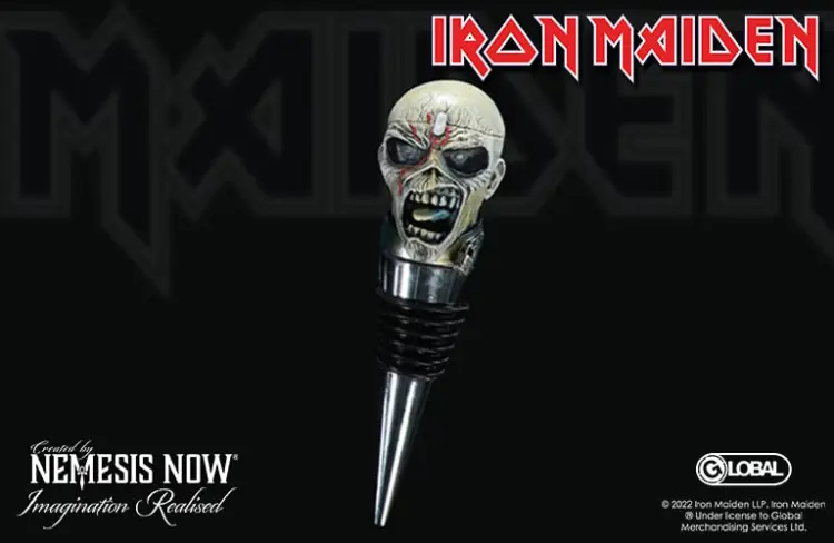 IRON MAIDEN - Piece Of Mind -- Zatyczka do butelki 10cm