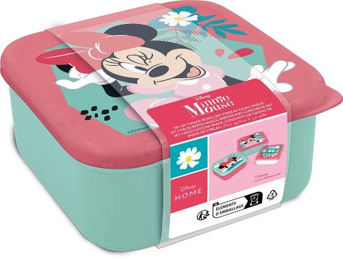 MINNIE - Pudełka na przekąski - 3 szt.