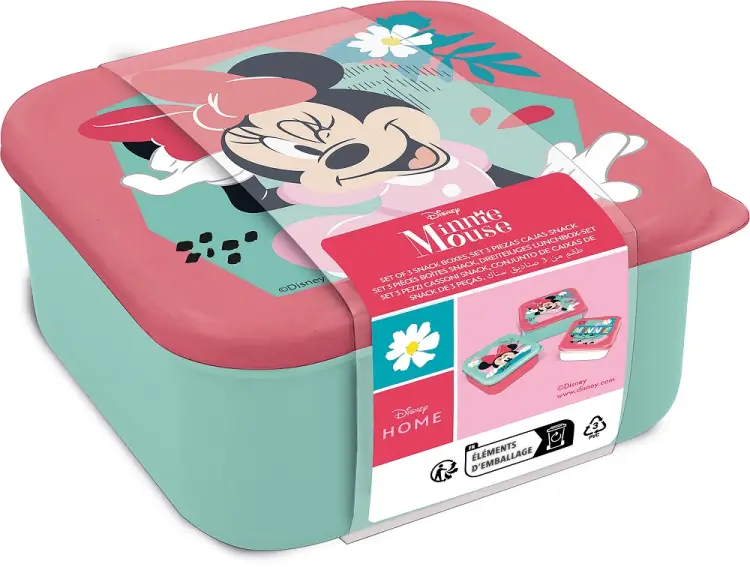 MINNIE - Pudełka na przekąski - 3 szt.