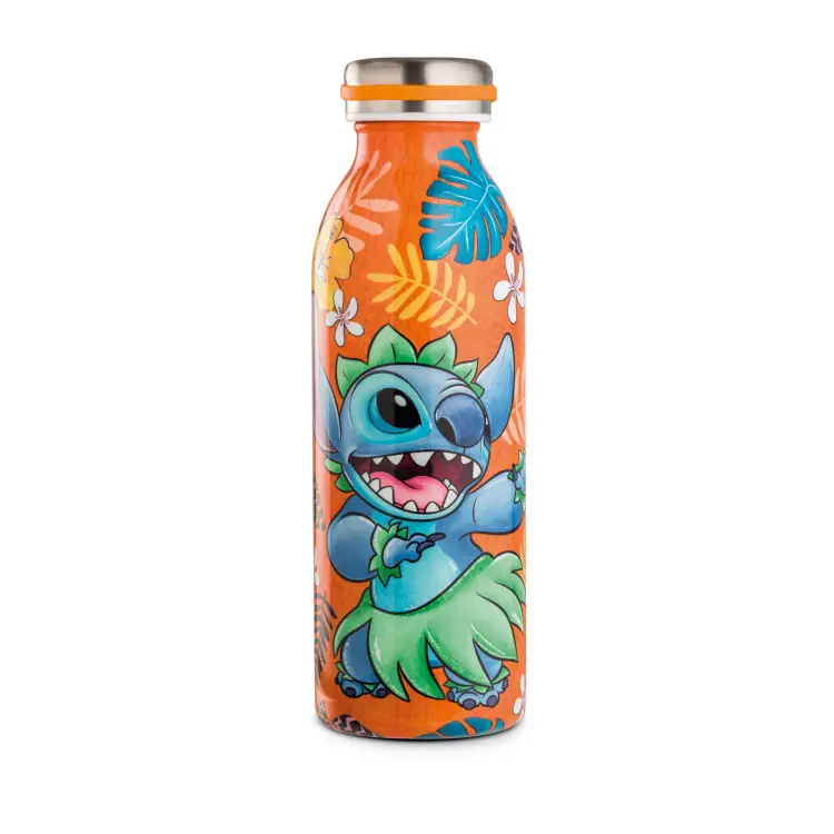 STITCH - Zestaw - Butelka + Lunch Box + Woreczek strunowy