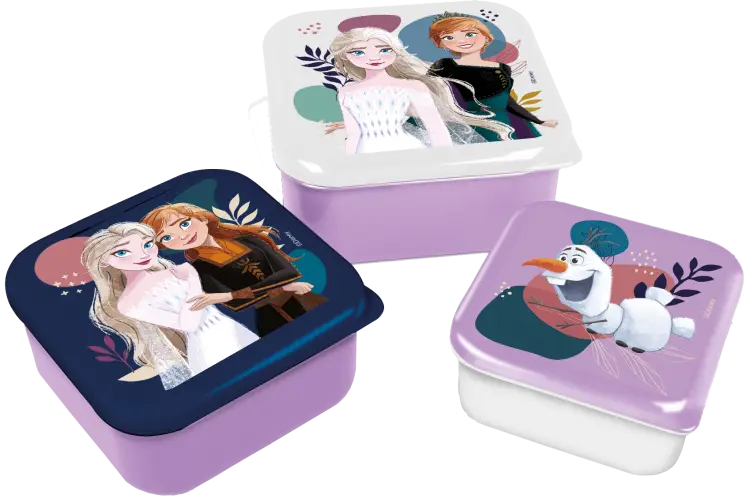 FROZEN - Elsa & Anna - Pudełka na przekąski - 3 szt.