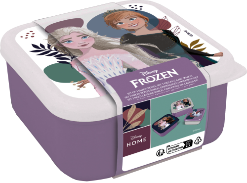 FROZEN - Elsa & Anna - Pudełka na przekąski - 3 szt.