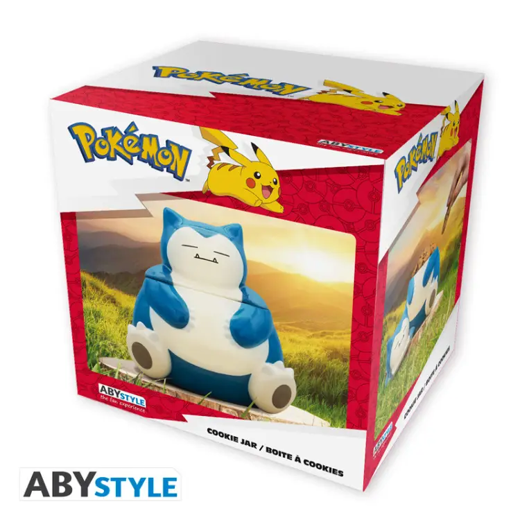 POKEMON - Snorlax - Słoik z ciasteczkami