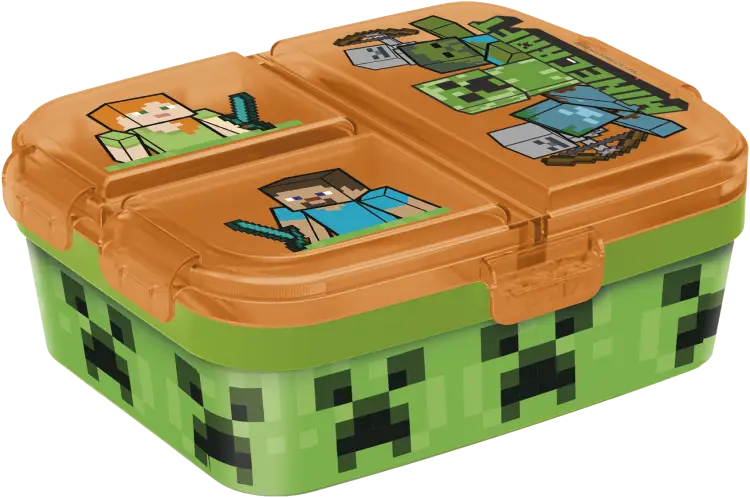 MINECRAFT - Creeper - Lunch Box wielokomorowy