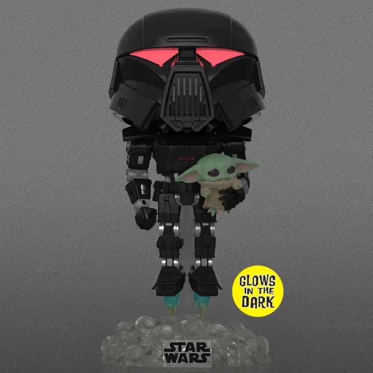 Funko POP! Dark Trooper With Grogu GITD - Star Wars #488