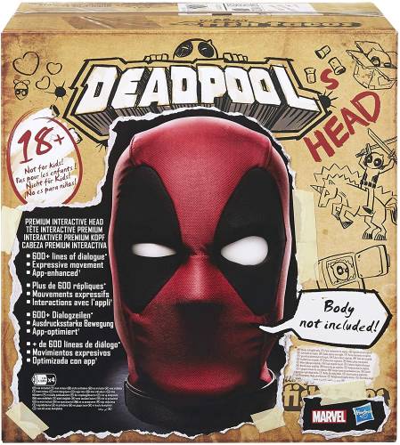 DEADPOOL - Interaktywna głowa premium (Wielka Brytania)