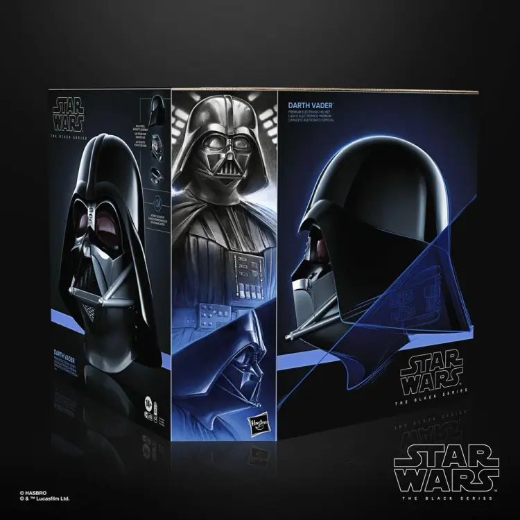STAR WARS OBI-WAN KENOBI - Hełm elektroniczny Darth Vader seria czarna