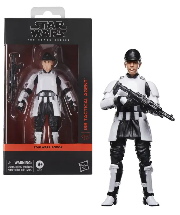 STAR WARS ANDOR - Agent taktyczny ISB - Figurka z czarnej serii 15 cm