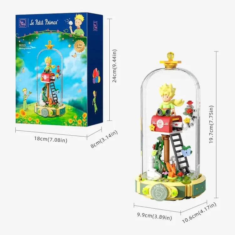 THE LITTLE PRINCE - skrzynka pocztowa życzeń z serii Eternity - blok konstrukcyjny