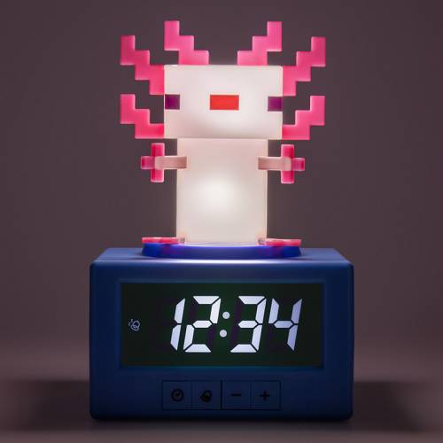 MINECRAFT - Axoloti - Icon Lamp Budzik 4,7 cala