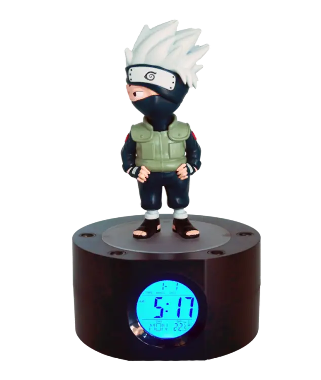 NARUTO - Kakashi - Podświetlany budzik LED - 18 cm