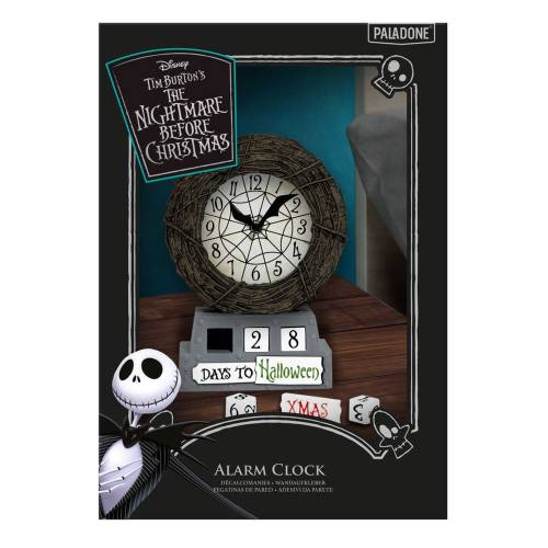 NIGHTMARE BEFORE CHRISTMAS - Odliczanie - Podświetlany budzik