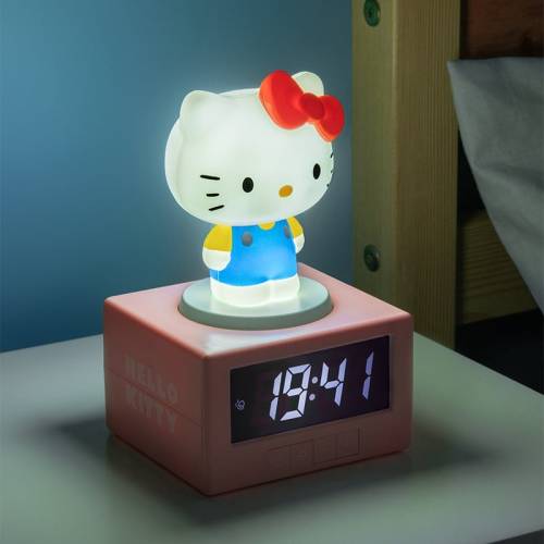 HELLO KITTY - Budzik z ikoną lampy 4,7 cala