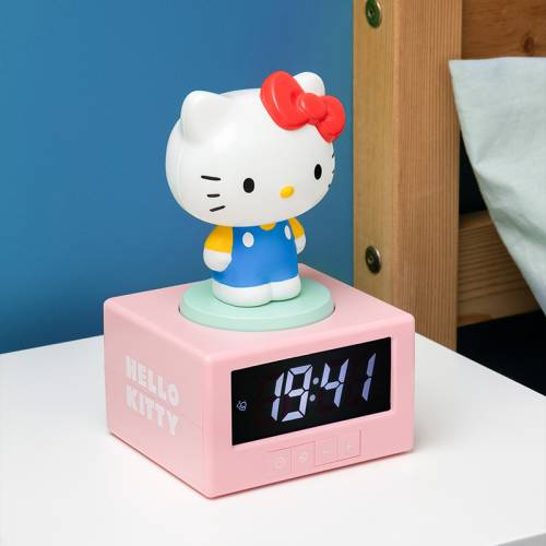 HELLO KITTY - Budzik z ikoną lampy 4,7 cala