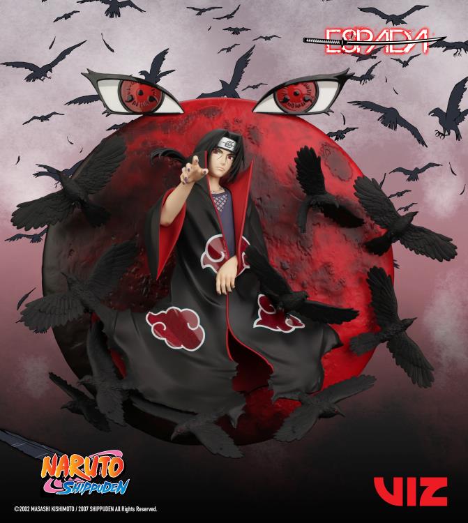 NARUTO SHIPPUDEN - Itachi Uchiha - Statuetka ścienna 25cm