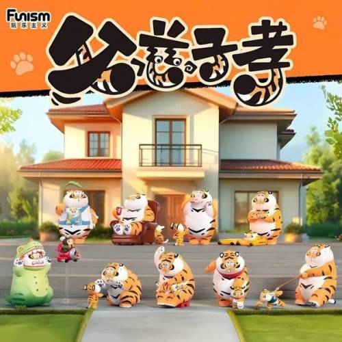 ALEXANDER the Fat Tiger - Roaring Love - Blind Box 8 Zestaw figurek 10 cm