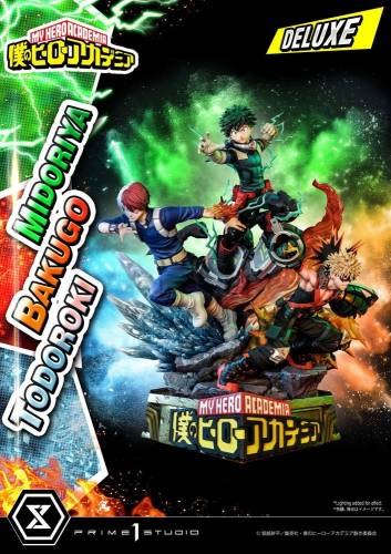 MY HERO ACADEMIA - Midoriya, Bakugo & Todoroki - Statua Deluxe 69 cm