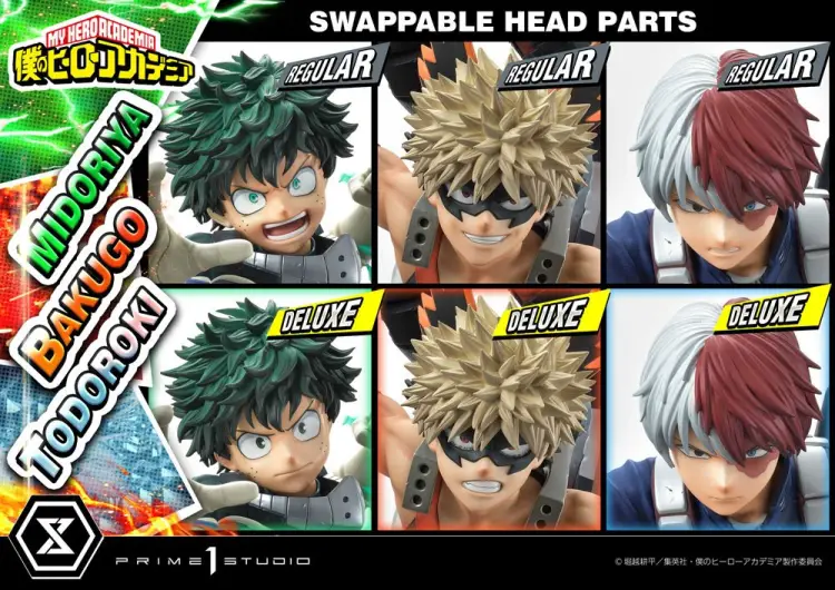 MY HERO ACADEMIA - Midoriya, Bakugo & Todoroki - Statua Deluxe 69 cm