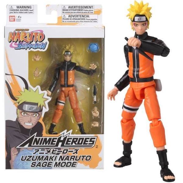 NARUTO - Uzumaki Naruto Sage Mode - Figurka Anime Heroes 17cm