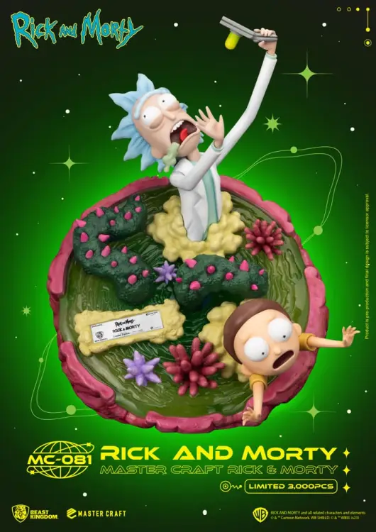 RICK I MORTY - Rick i Morty - Statuetka Master Craft 42 cm