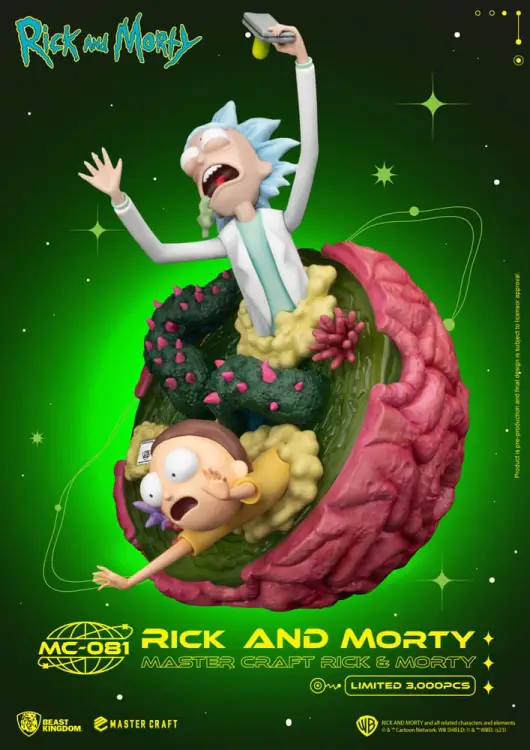 RICK I MORTY - Rick i Morty - Statuetka Master Craft 42 cm