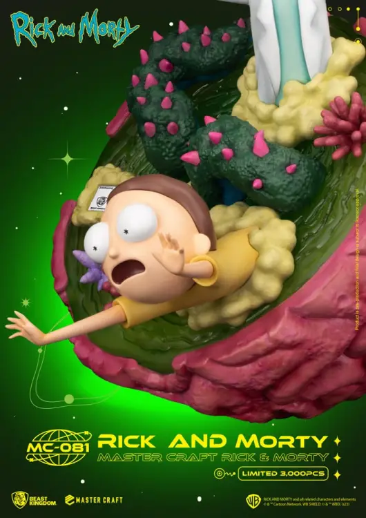 RICK I MORTY - Rick i Morty - Statuetka Master Craft 42 cm