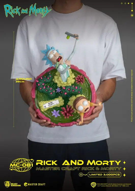 RICK I MORTY - Rick i Morty - Statuetka Master Craft 42 cm