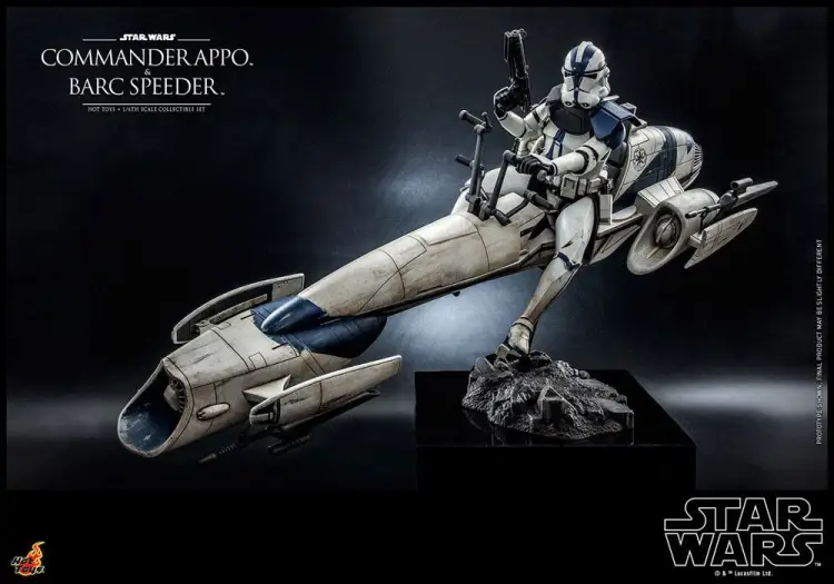 STAR WARS - Komandor Appo i BARC Speeder - Figurka akcji 30 cm