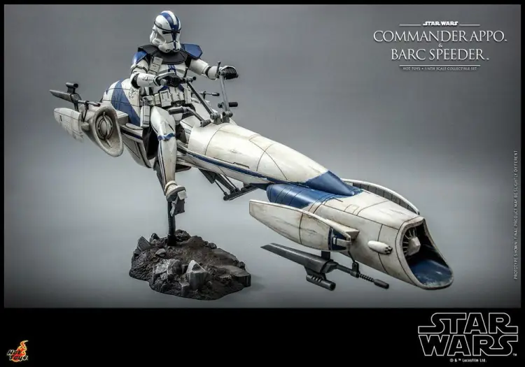 STAR WARS - Komandor Appo i BARC Speeder - Figurka akcji 30 cm