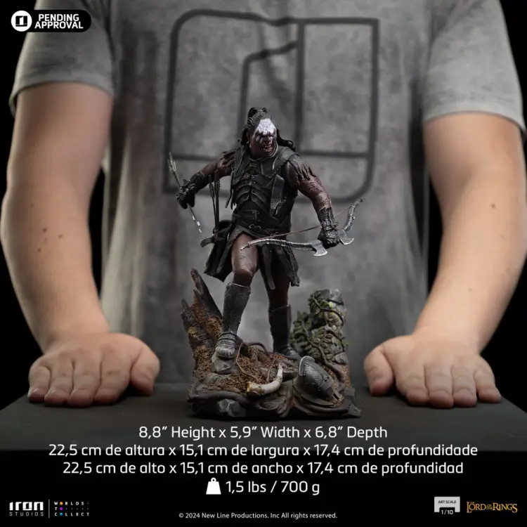 WŁADCA PIERŚCIENI - Lurtz - statuetka w skali 1/10 22,5 cm