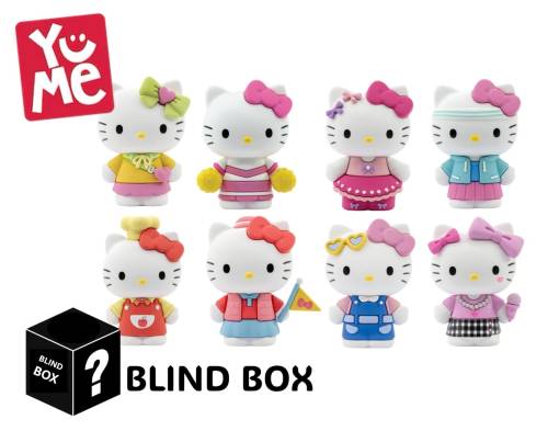 HELLO KITTY - Cute Outfit Series - Asortyment 12 figurek. 5 cm pudełko zaślepiające