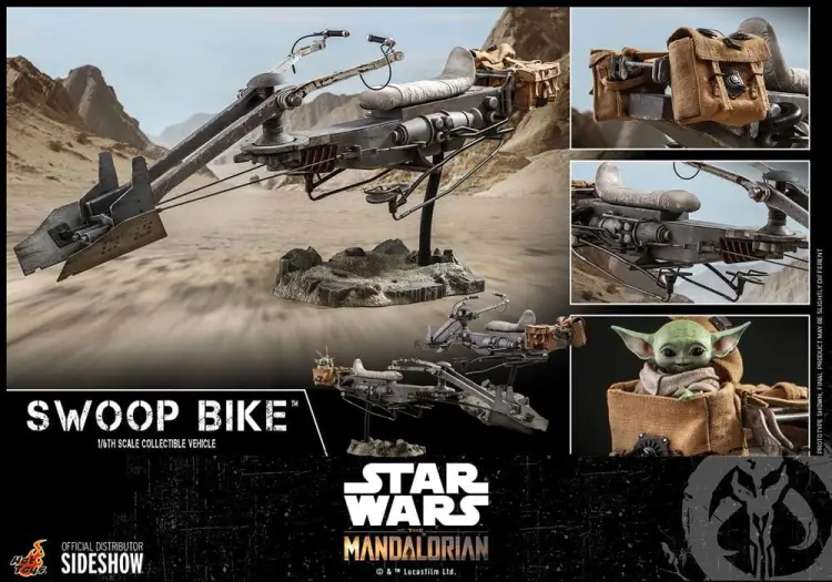 STAR WARS - Swoop Bike (Mandalorianin) - statuetka pojazdu 59 cm